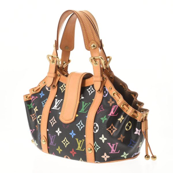 2 Louis Vuitton Multicolor Theda GM Black Hand Bag