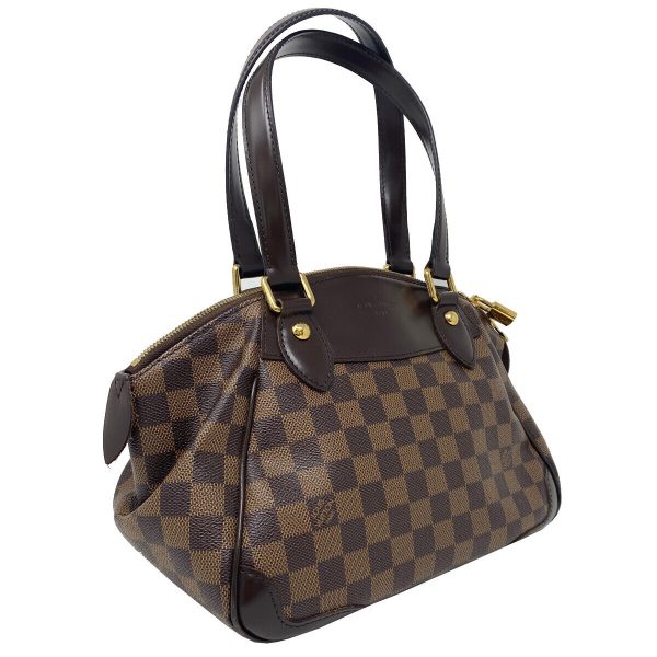 2 Louis Vuitton Verona PM Damier Ebene Canvas Handbag