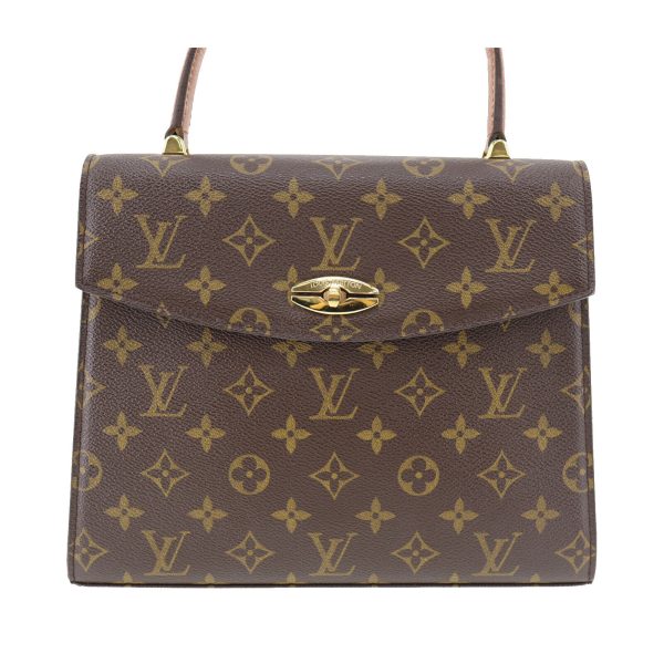 2 Louis Vuitton Malesherbes Handbag Brown Monogram