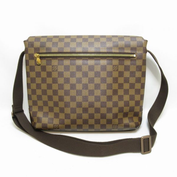 2 Louis Vuitton Brooklyn MM Shoulder Bag Damier Canvas Ebene Women LV