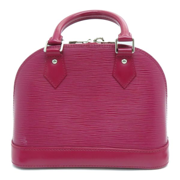 2 Louis Vuitton Alma BB Satchel Shoulder Handbag Epi Leather Red