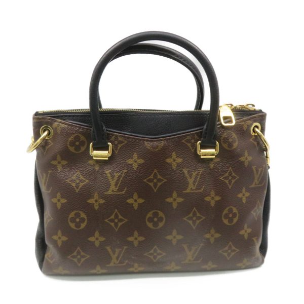 2 Louis Vuitton Pallas BB Hand Bag Shoulder Bag Monogram Brown