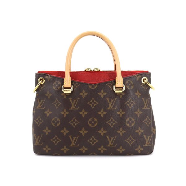 2 Louis Vuitton Monogram Pallas BB 2way Hand Shoulder Bag Cerise