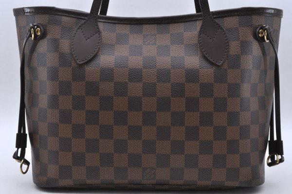 2 Louis Vuitton Damier Ebene Neverfull PM Tote Bag