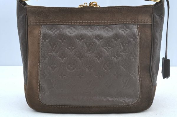 2 Louis Vuitton Monogram Empreinte Audacieuse PM Shoulder Bag Brown