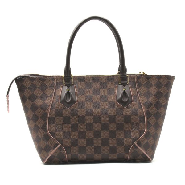 2 LOUIS VUITTON Caissa Tote PM Shoulder Bag Damier Ebene