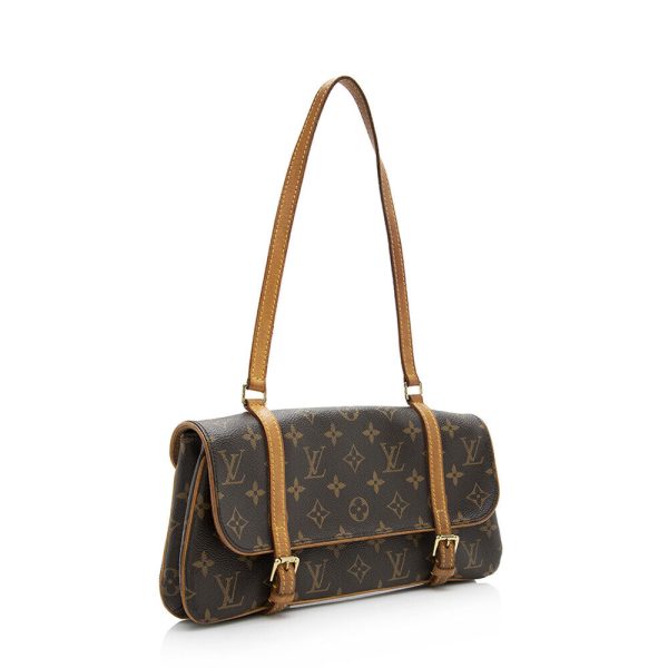 2 Louis Vuitton Monogram Canvas Marelle MM Shoulder Bag