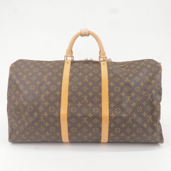 2 Louis Vuitton Monogram KeepAll Bandouliere 60 Shoulder Bag