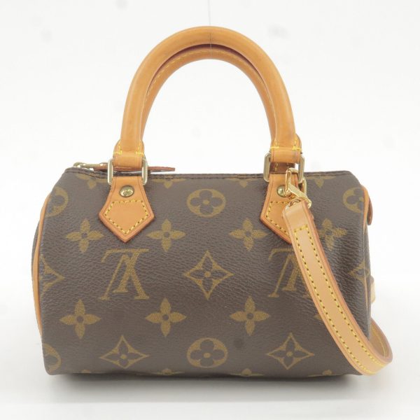 2 Louis Vuitton Monogram Mini Speedy Strap