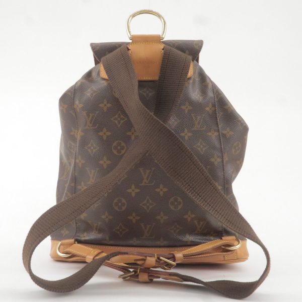 2 Louis Vuitton Monogram Montsouris GM Back Pack