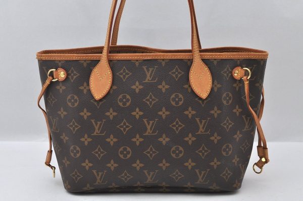 2 Louis Vuitton Monogram Neverfull PM Tote Bag LV