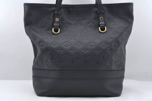 2 Louis Vuitton Monogram Empreinte Citadine PM Tote Bag Navy