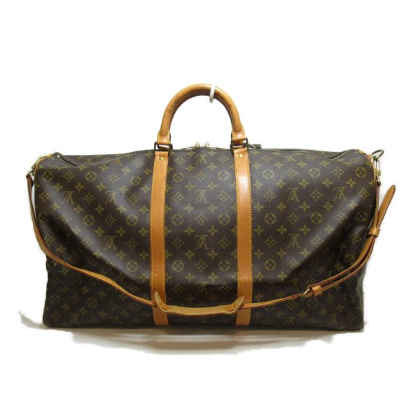 2 Louis Vuitton Keepall Bandouliere 0 Boston Bag Monogram Canvas Brown