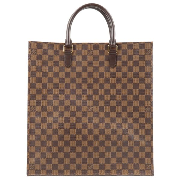 2 Louis Vuitton Damier Ebene Sac Plat Tote Bag