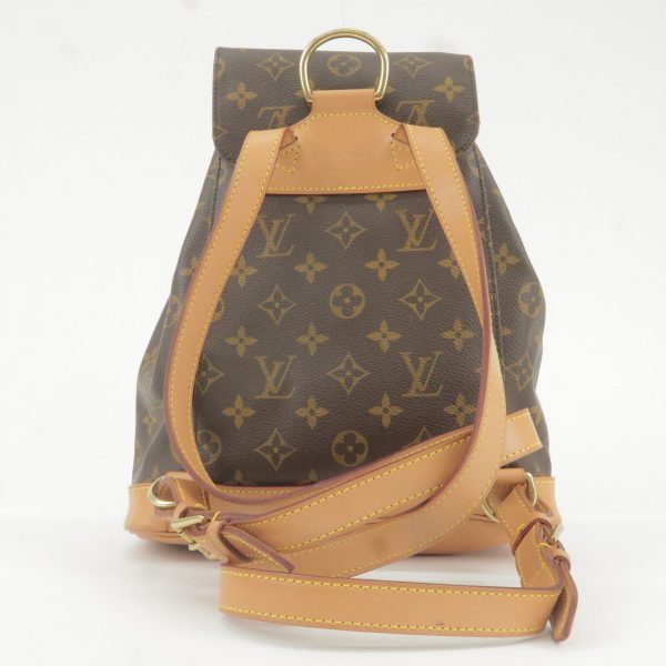 2 Louis Vuitton Monogram Montsouris MM Back Pack Bag