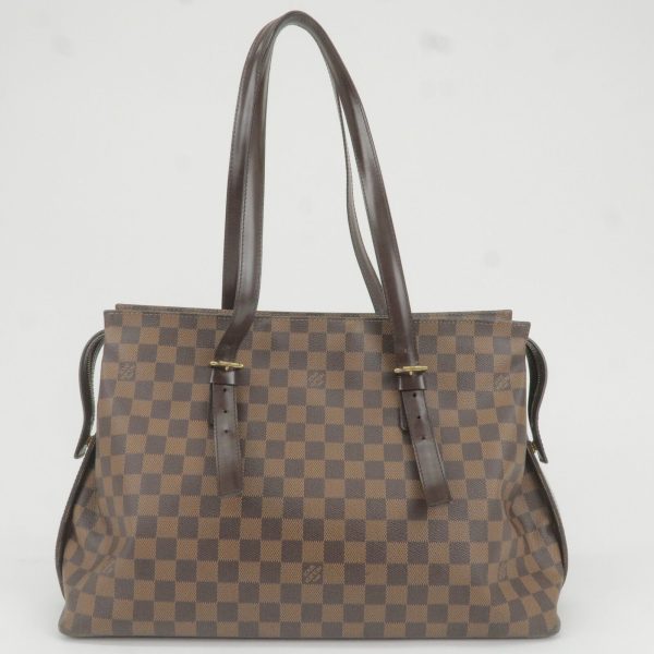 2 Louis Vuitton Damier Ebene Chelsea Tote Bag