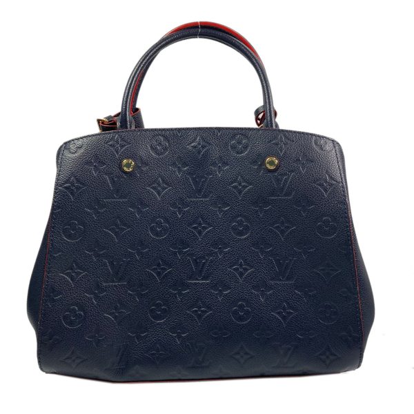 2 Louis Vuitton Montaigne MM 2way Shoulder Bag Monogram Empreinte Ghw