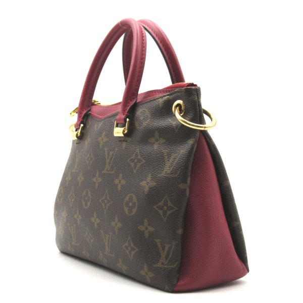 3 Louis Vuitton Palas BB 2way Shoulder Bag Monogram Canvas Women GHW