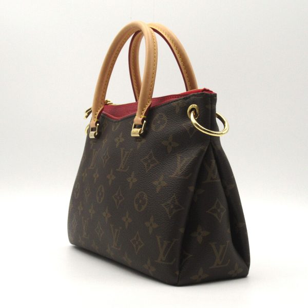 3 Louis Vuitton Pallas BB Shoulder Handbag Monogram Canvas Brown