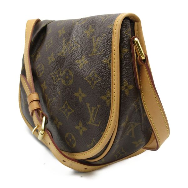 3 Louis Vuitton Menilmontant PM Shoulder Bag Monogram Canvas Brown LV