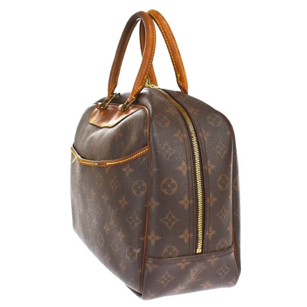 3 Louis Vuitton Bowling Vanity Brown Leather Monogram