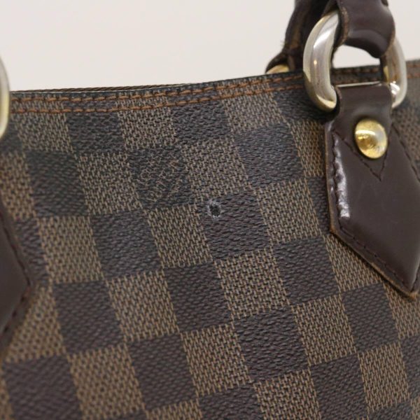 3 Louis Vuitton Damier Ebene Saleya PM Tote Bag LV Auth