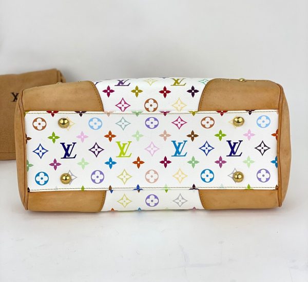 3 Louis Vuitton Bag Beverly GM Shoulder White Monogram Multicolor Shoulder
