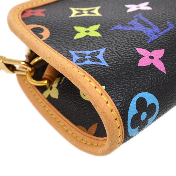 3 Louis Vuitton Shirley Monogram Multicolor Black Shoulder Bag