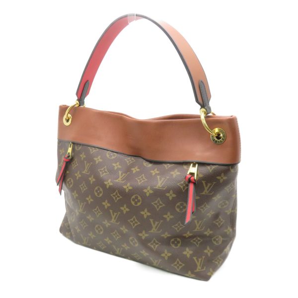 3 Louis Vuitton LV Tuileries Hobo Shoulder Bag Monogram Brown