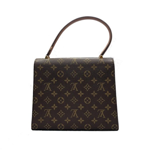 3 Louis Vuitton Malesherbes Hand Bag Monogram Canvas Brown