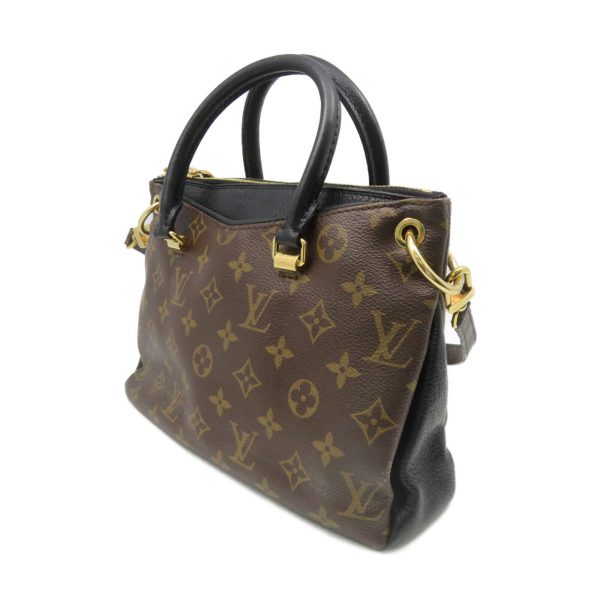 3 Louis Vuitton Pallas BB Hand Bag Shoulder Bag Monogram Brown