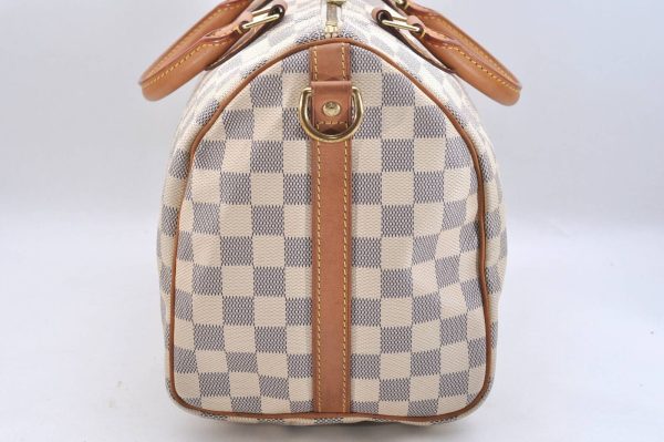 3 Louis Vuitton Damier Azur Speedy Bandouliere 30 Hand Bag