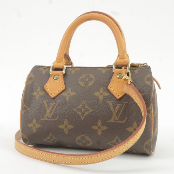 3 Louis Vuitton Monogram Mini Speedy Strap