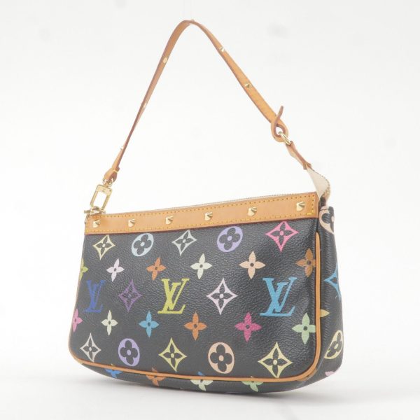 3 Louis Vuitton Monogram MultiColor Pochette Accessoires