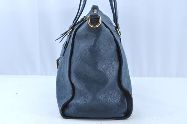 3 Louis Vuitton Monogram Empreinte Lumineuse PM Tote Bag Blue