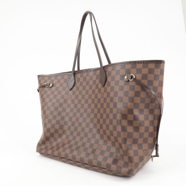 3 Louis Vuitton Damier Ebene Neverfull GM Tote Bag