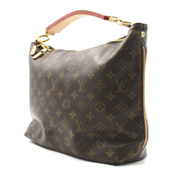 3 Louis Vuitton Sully Monogram Canvas Brown Shoulder Handbag
