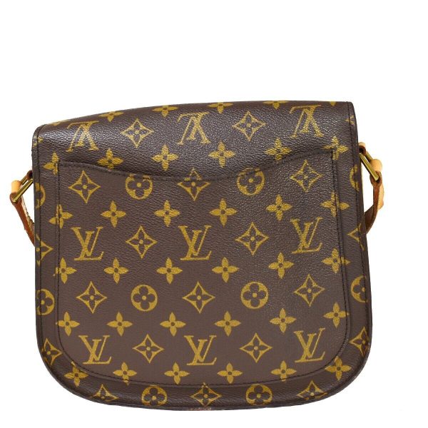 3 Louis Vuitton Saint Cloud GM Shoulder Bag Monogram Leather Brown