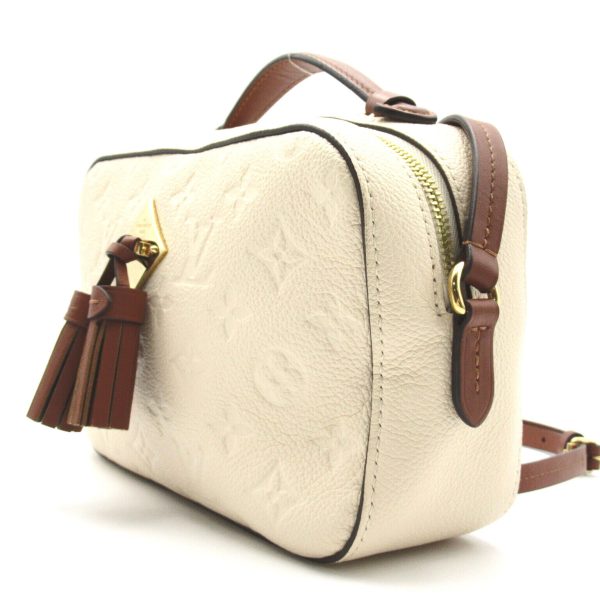 3 Louis Vuitton Saintonge Shoulder Bag Monogram Empreinte White