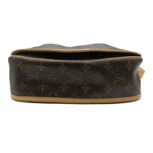 4 Louis Vuitton Menilmontant PM Shoulder Bag Monogram Canvas Brown LV