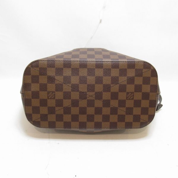 4 Louis Vuitton Sienna MM Shoulder Crossbody Bag Damier Canvas Brown Ebene