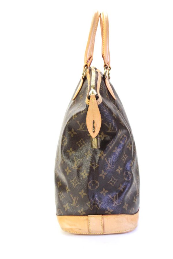 4 Louis Vuitton Monogram Vertical Lockit Handbag Brown