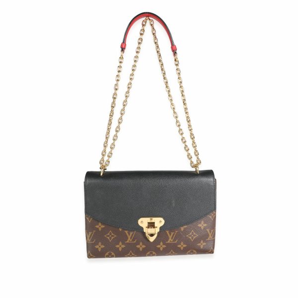 4 Louis Vuitton Saint Placide Monogram Grained Calf Leather Black