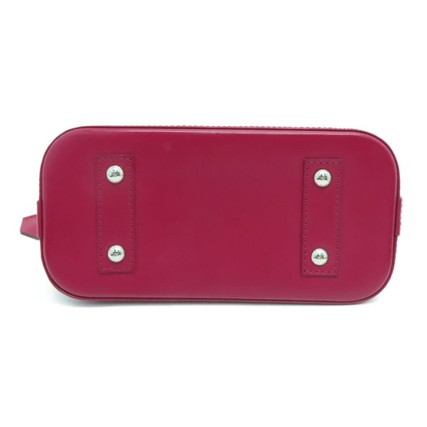 4 Louis Vuitton Alma BB Satchel Shoulder Handbag Epi Leather Red