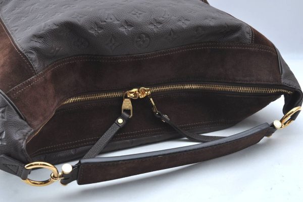 4 Louis Vuitton Monogram Empreinte Audacieuse GM Shoulder Bag Brown