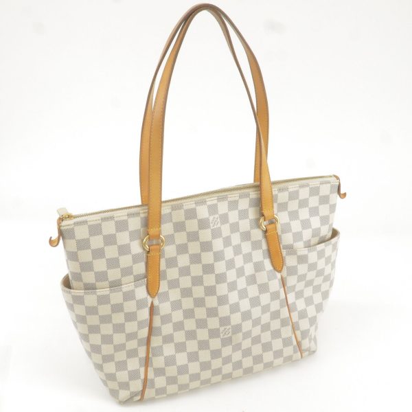 4 Louis Vuitton Damier Azur Totally MM Tote Bag Hand Bag