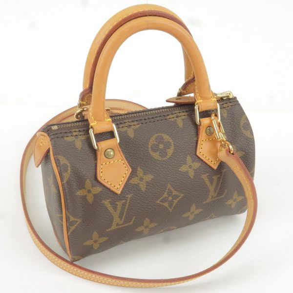 4 Louis Vuitton Monogram Mini Speedy Strap