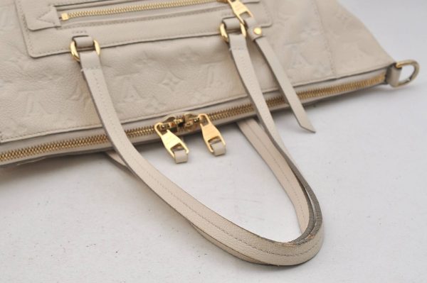 4 Louis Vuitton Monogram Empreinte Lumineuse PM Tote Bag White