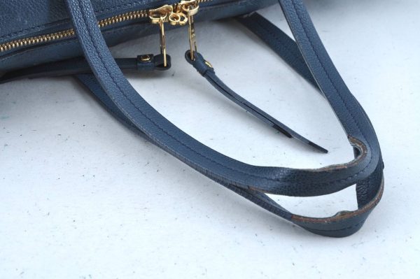 4 Louis Vuitton Monogram Empreinte Lumineuse PM Tote Bag Blue