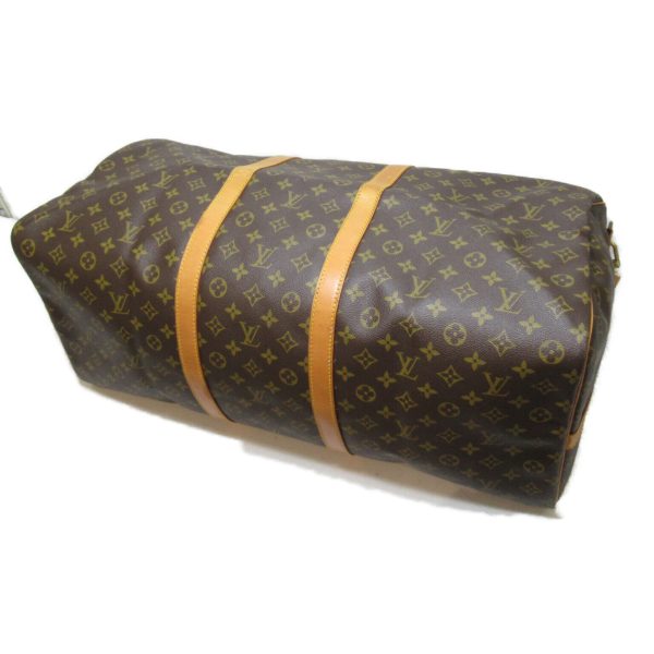 4 Louis Vuitton Keepall Bandouliere 0 Boston Bag Monogram Canvas Brown